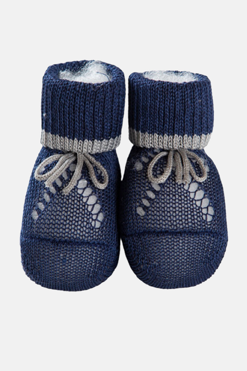 Scarpina neonato in cotone mercerizzato