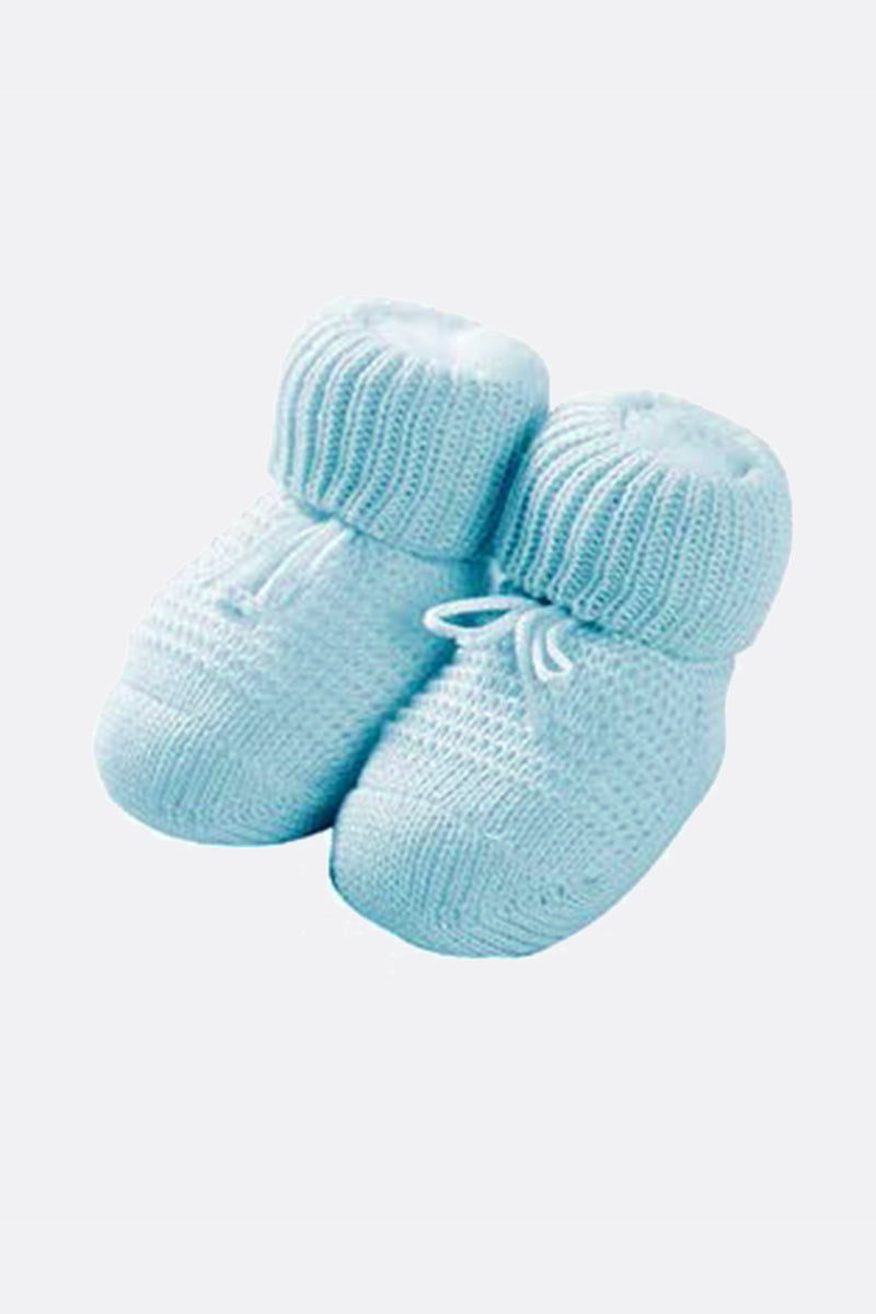 Scarpina neonato in 100% cotone con strass