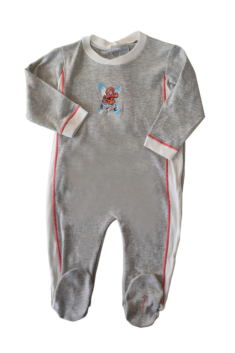 Tutina in cotone con stampa