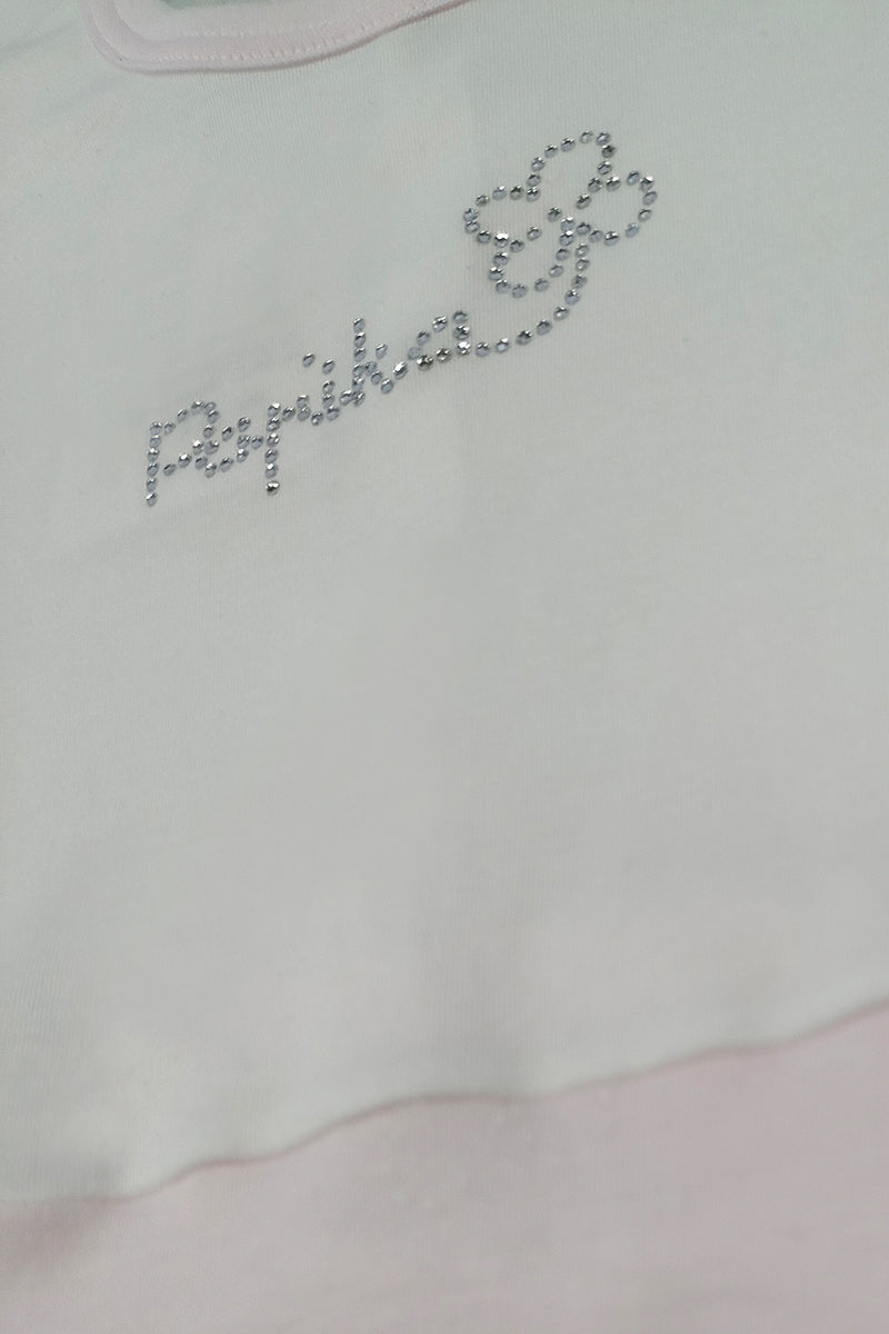 Tutina in cotone makò con strass