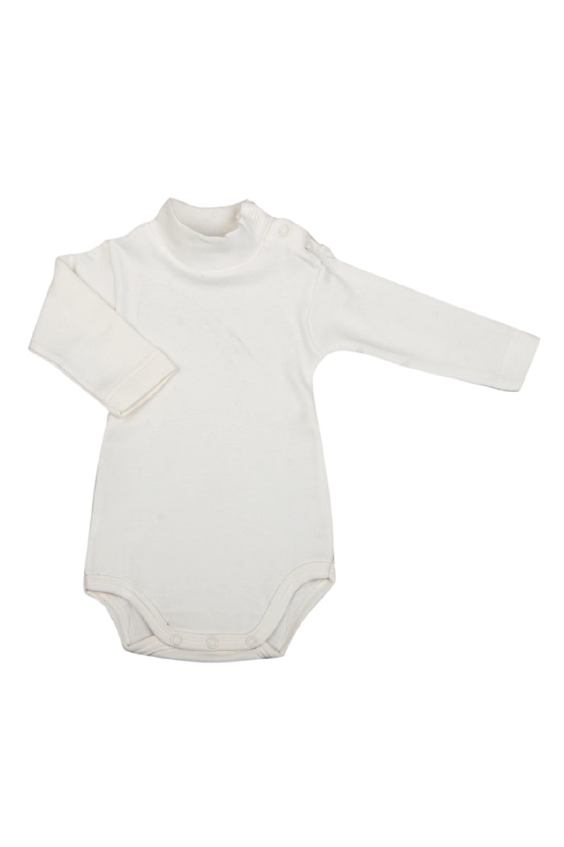 Body neonato a manica lunga in cotone elasticizzato mod. lupetto – Babyvip