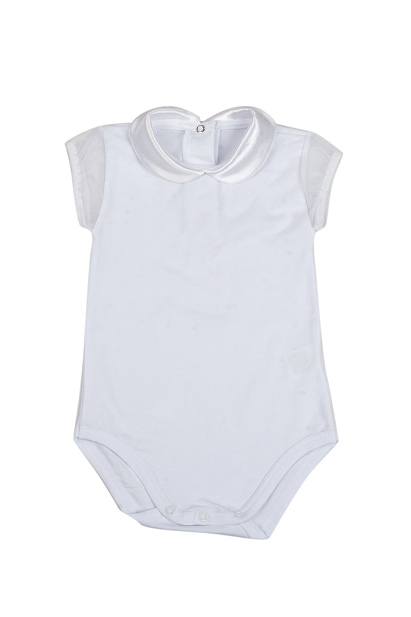 Body mezza manica in cotone elasticizzato