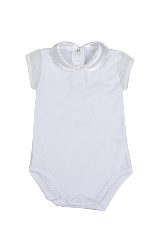 Body mezza manica in cotone elasticizzato