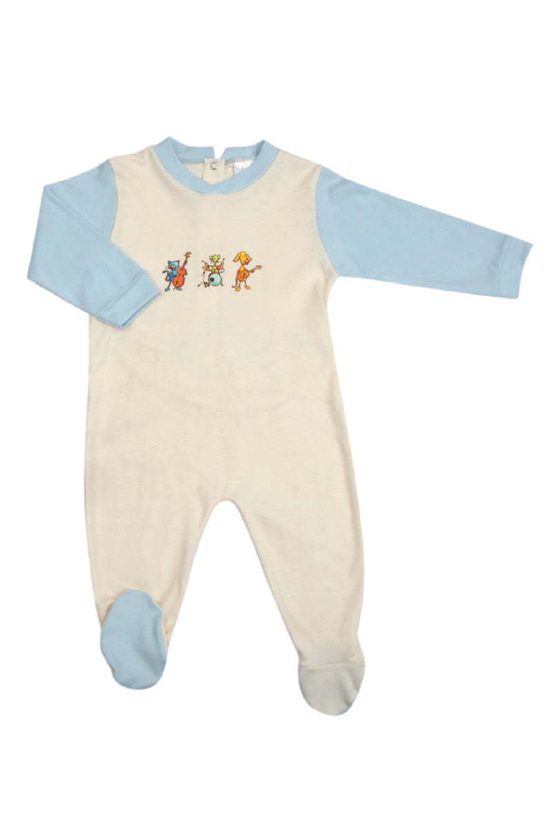 Tutina in interlock makò con stampa