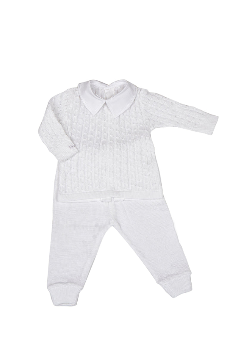 Completo 2 pezzi in filo di cotone