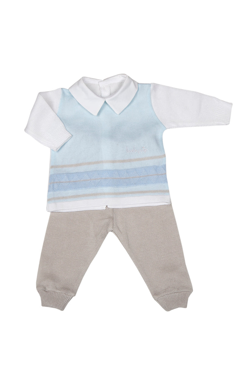 Completo 2 pezzi in filo di cotone