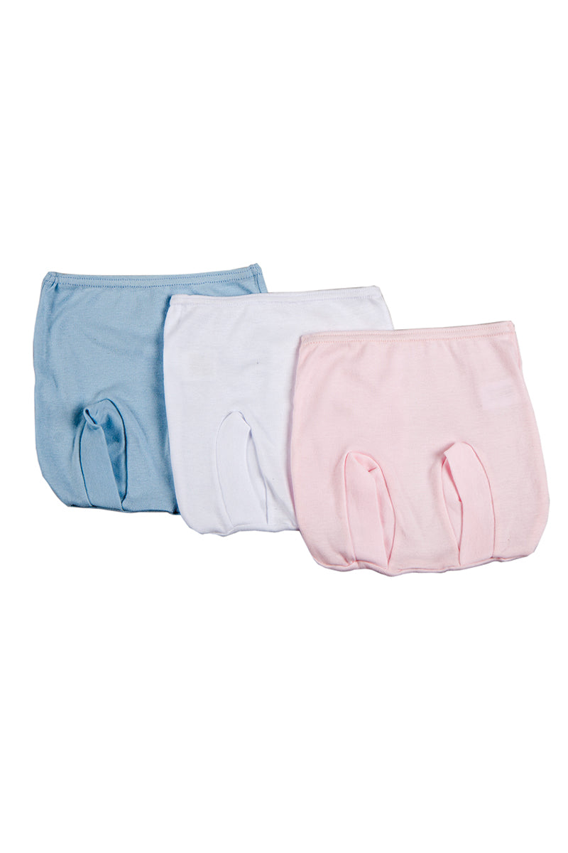 Set 3 mutandine anatomiche neonato in cotone