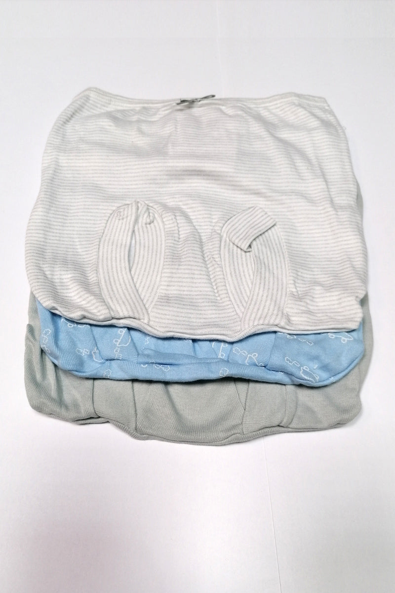 Set 6 mutandine anatomiche neonato in cotone colori assortiti