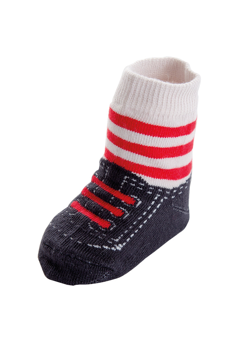 Set 6 calzini neonato a forma di scarpetta in cotone caldo