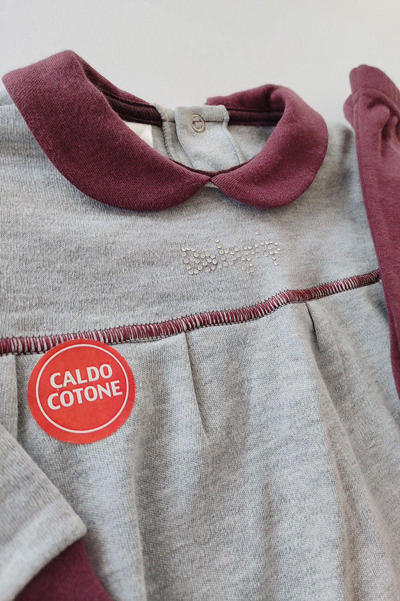 Pigiama bimba in caldo cotone con stampa