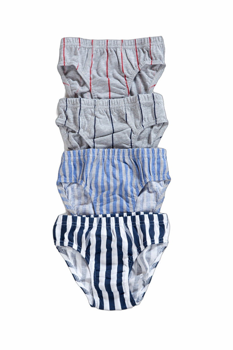 Set 4 slip bimbo in cotone colori assortiti