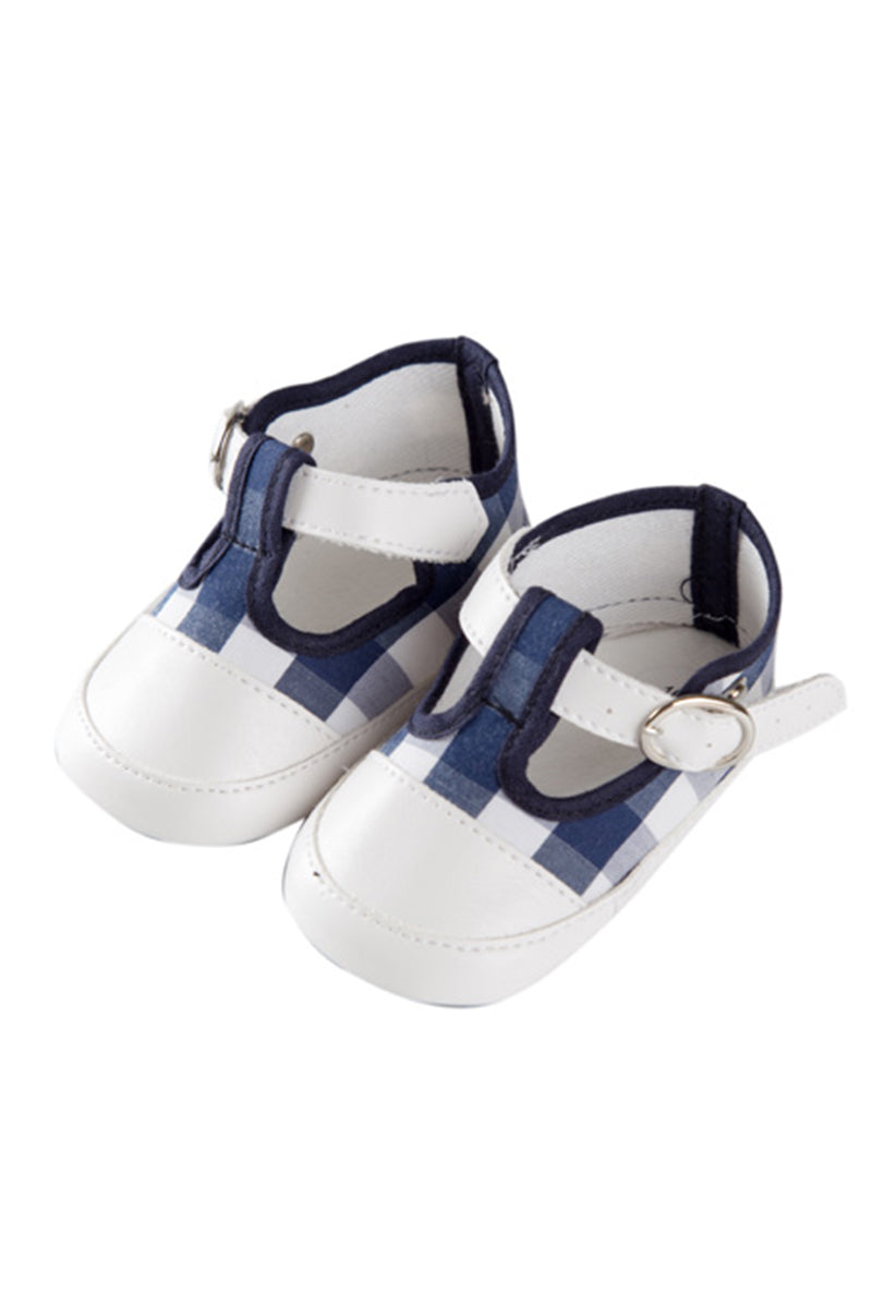 Prima scarpina in tela vichy