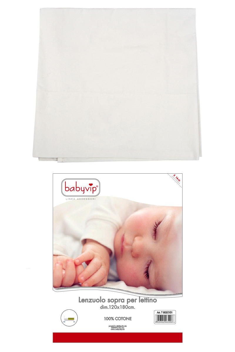 Lenzuolo sopra per lettino