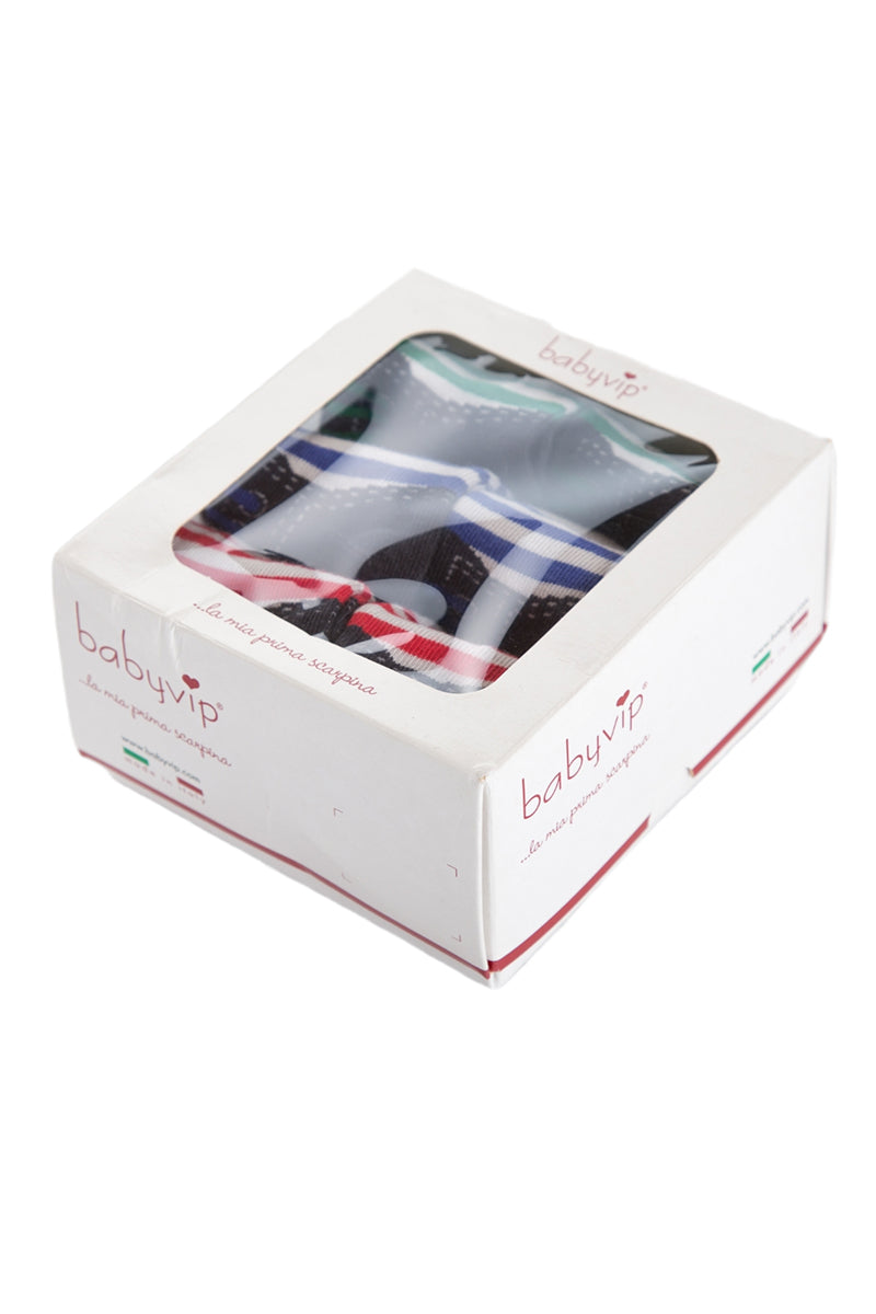 Set 6 calzini neonato a forma di scarpetta in cotone caldo