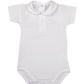 Body mezza manica in cotone elasticizzato con colletto