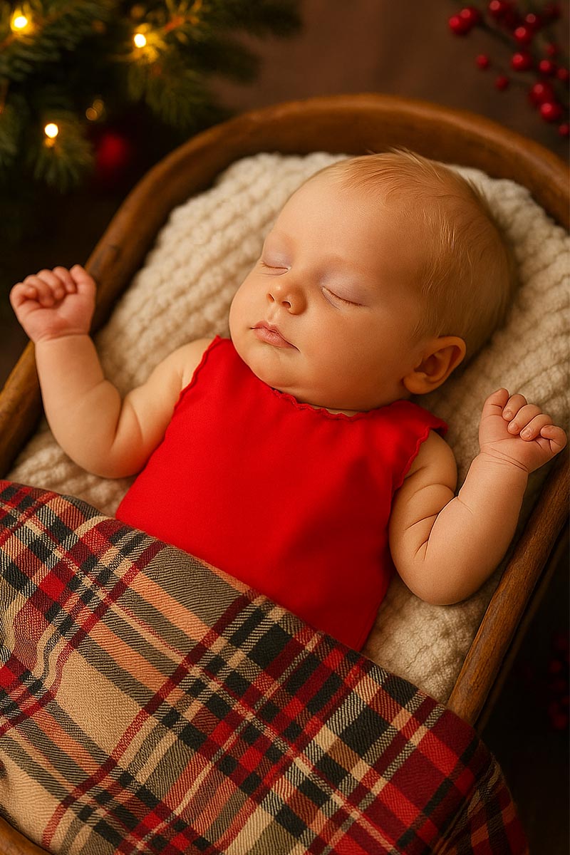 Camicina della fortuna smanicata in pura seta con ricamo