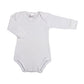 2 Body manica lunga con scollo americano in cotone