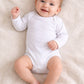 2 Body manica lunga con scollo americano in cotone