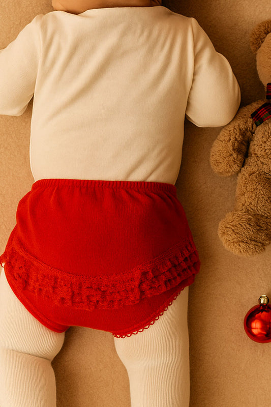 MUTANDINA COPRI PANNOLINO RETRO PIZZETTO E NODINO (NEONATA)