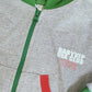 Felpa con cappuccio e tasche neonato/bimbo in cotone con stampa