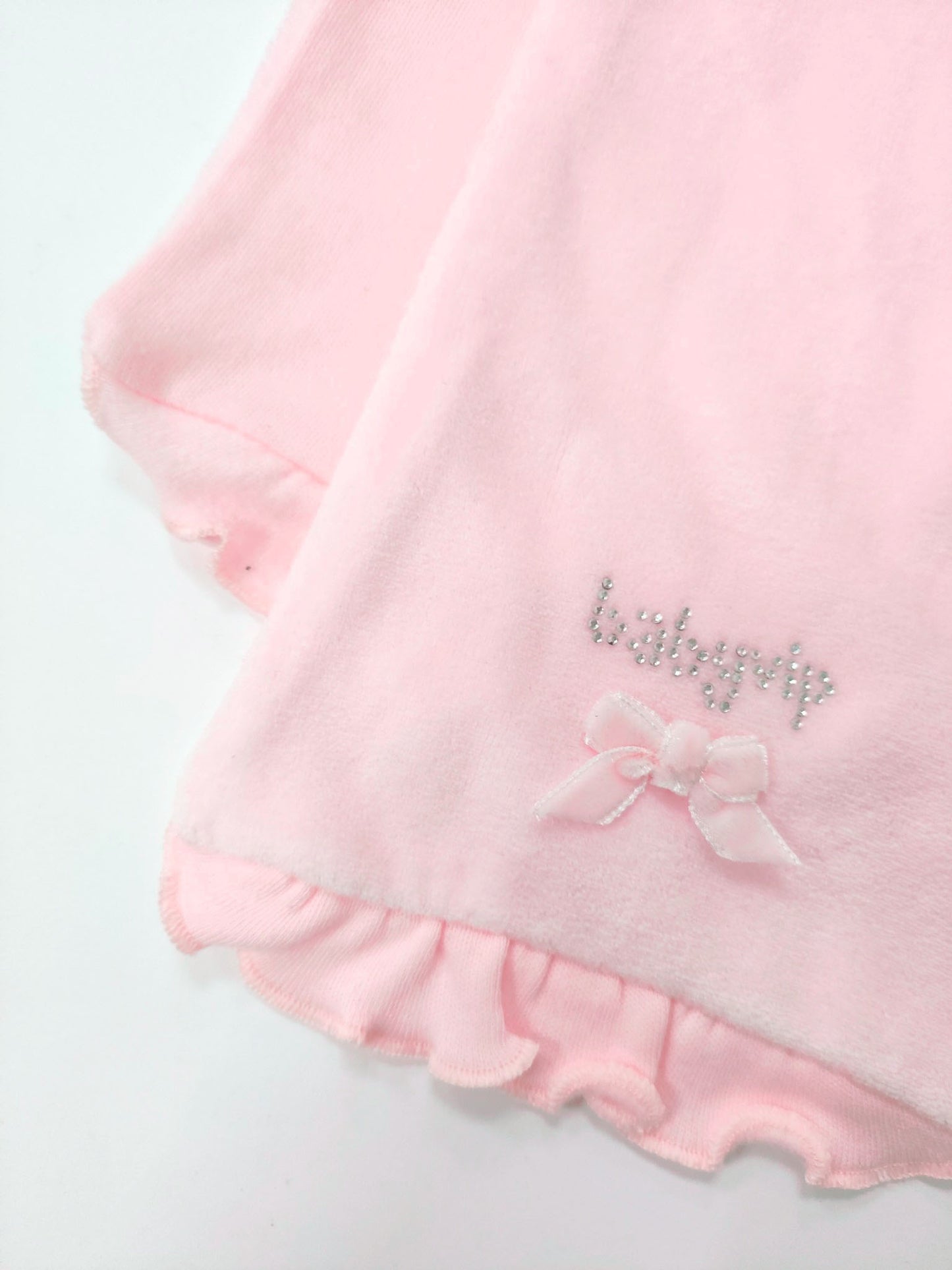 Sciarpa in ciniglia con Fiocchettino e strass