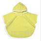 Accappatoio neonato senza maniche in cotone modello poncho con tasche