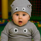 Cappellino in caldo cotone con occhietti e orecchie