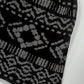 Cappellino con sciarpa in cotone con fantasia geometrica astratta