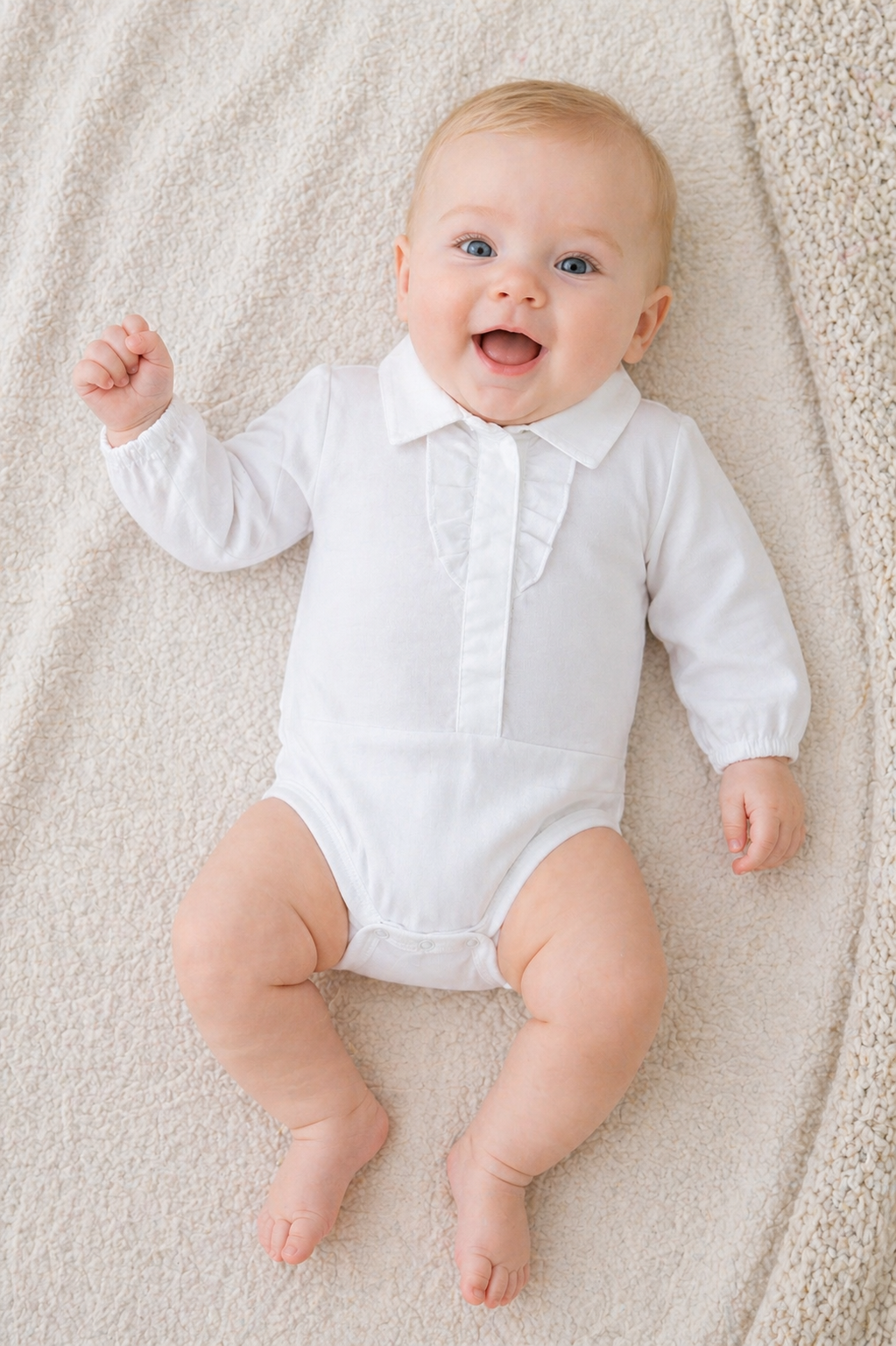 Body manica lunga modello camicia