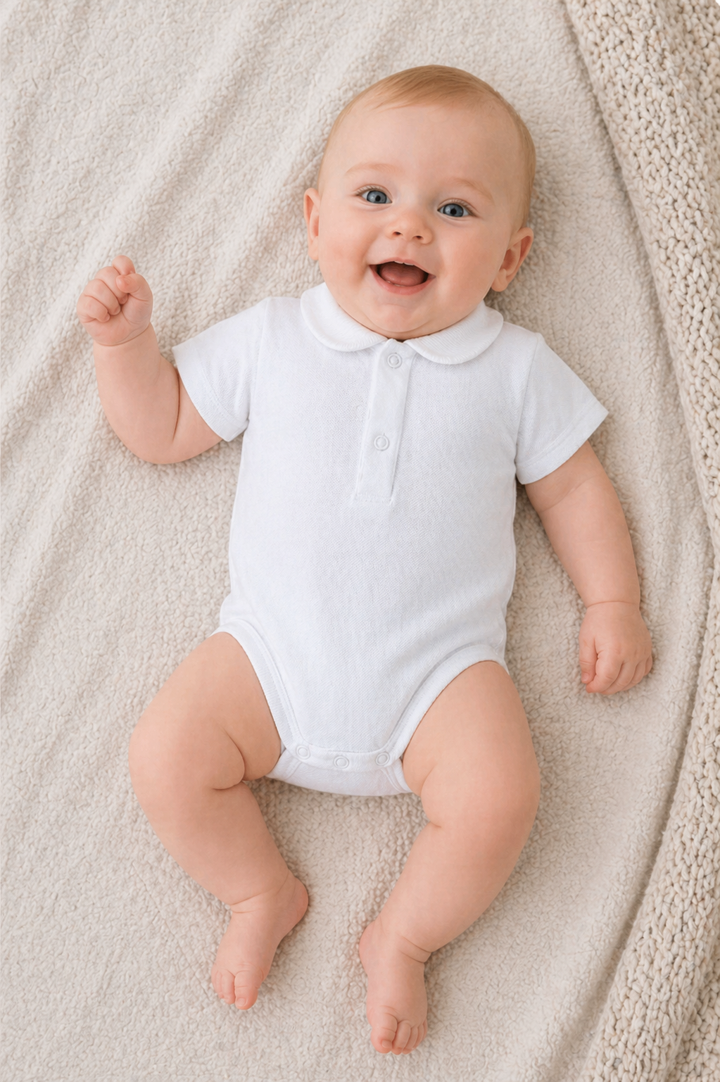 Body mezza manica modello Polo in piquet