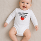 Body manica lunga con stampa - 50% Mamma 50% Papà 100% cuore