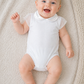 Body mezza manica in cotone elasticizzato