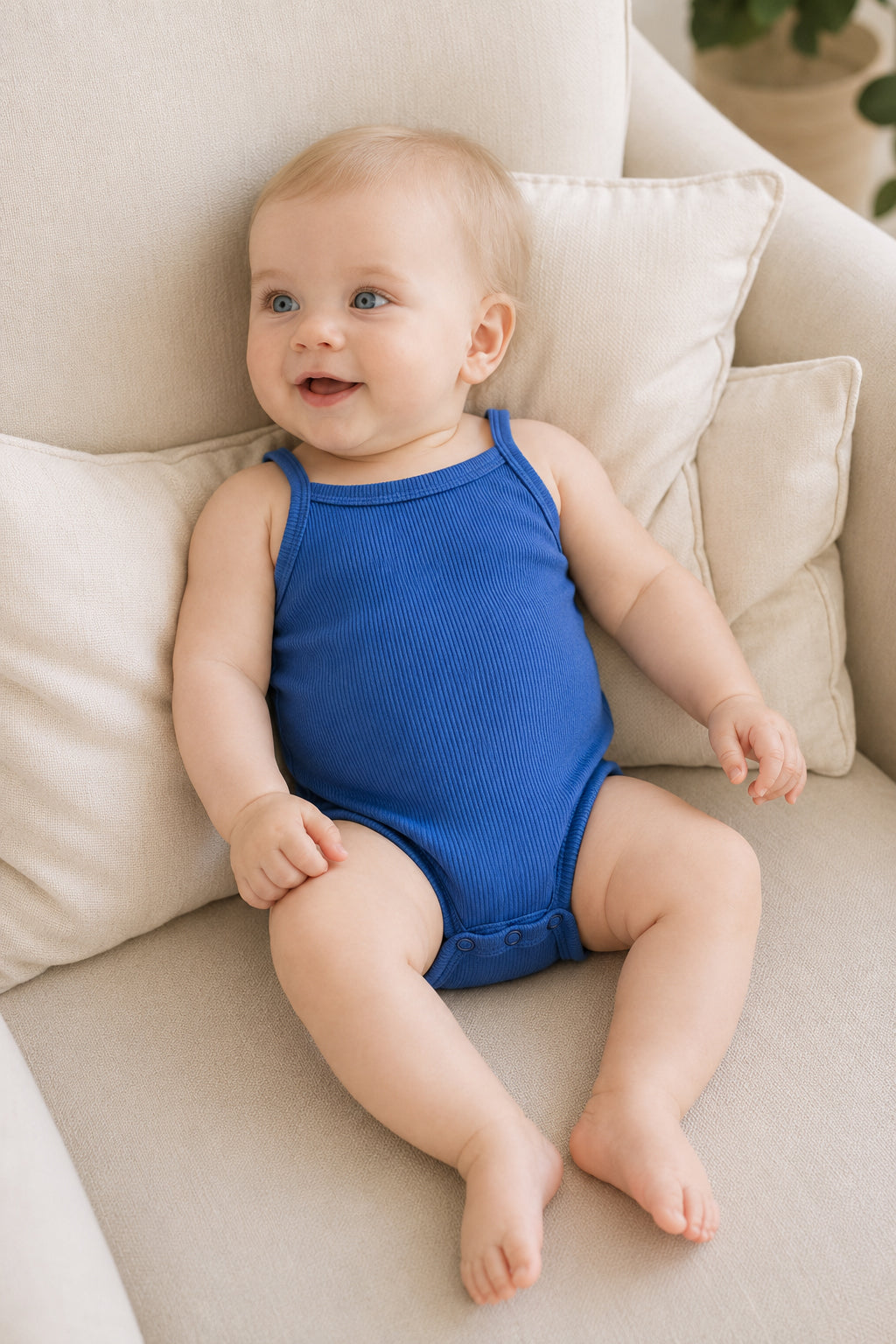 Set 5 body neonato Babyvip spalla stretta colori assortiti
