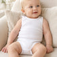 Set 5 body neonato Babyvip spalla larga in cotone colori assortiti