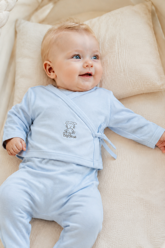 2 scaldacuore neonata/o in caldo cotone con stampa silver