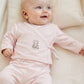 2 scaldacuore neonata/o in caldo cotone con stampa silver