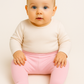 Set 4 ghettine neonato in spugna