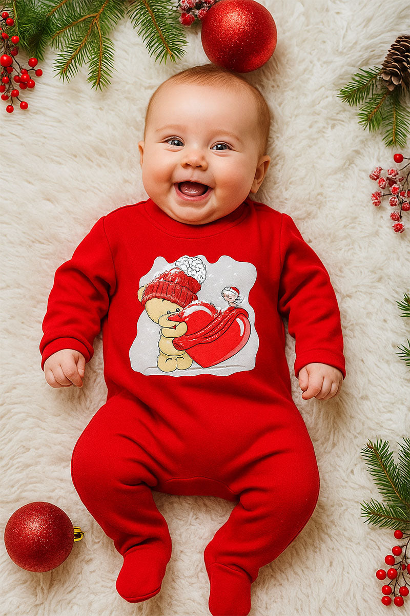 Tutina in caldo cotone con pistagna e stampa