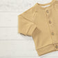 Cardigan in maglia con maniche raglan e bottoni vintage