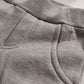 Completo 2 pezzi maglia in cotone elasticizzato garzato con stampa e ricamo + pantalone in felpa garzata