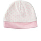 Cappellino in ciniglia a pois con fascia