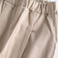 Pantalone in tessuto modello cavallo basso con pence