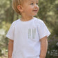 T-shirt neonato in cotone organico con taschino in lino