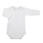 Body manica lunga in cotone elasticizzato con colletto
