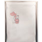 Copertina in cotone con ricamo orsetto