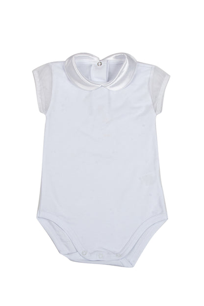 Body mezza manica in cotone elasticizzato