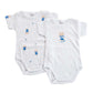 2 Body mezza manica in cotone con stampa