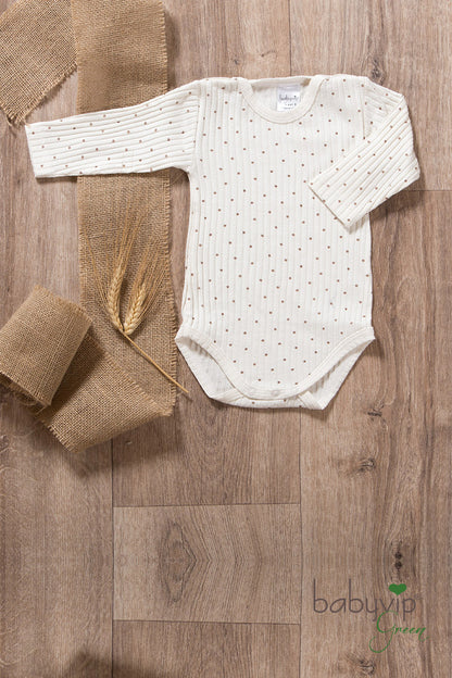 Body neonato in cotone a manica lunga