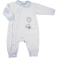 Tutone in ciniglia con ricamo ed inserti pied de poule