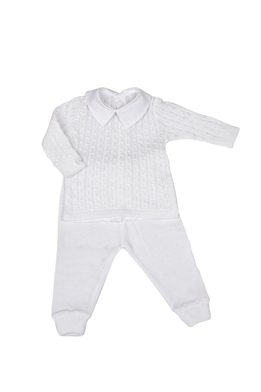 Completo 2 pezzi in filo di cotone